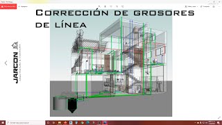 Corrección de grosores de línea  Tutorial Revit 2020 [upl. by Yenoh]