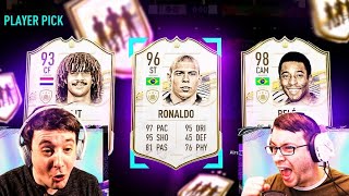 ICON PLAYER PICKS OVER 100 PLAYER PICKS  FIFA 21 ULTIMATE TEAM PACK OPENING [upl. by Linnie]