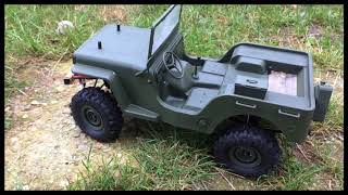 Gmade SAWBACK custom body jeep willys WW2 [upl. by Collar]