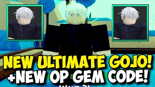 New Ultimate Gojo Unmasked Showcase  New OP Gem Code  UTD Update [upl. by Annoel]