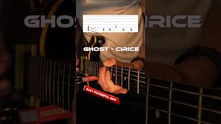 Easy riff by Ghost  Cirice Cover ghost cirice tabs easyguitar [upl. by Salina717]