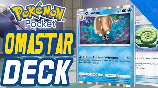 Helix Fossil Omastar Deck for Pokemon Pocket [upl. by Mharg]