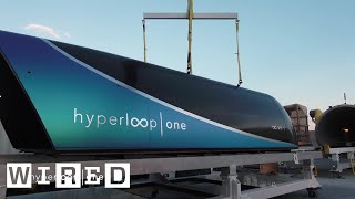 Watch the Hyperloop Complete Its First Successful Test Ride  WIRED [upl. by Ellebyam]