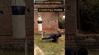 Sweep kick tutorial martialartsmartialartsfightkaratefightkaratemmakicktutorial [upl. by Winsor898]