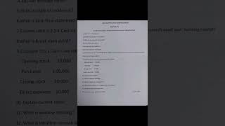 5 th sem B Com Accountancy previous year question paper 2023  Calicut university [upl. by Lenora336]