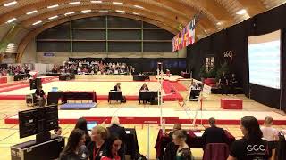 GGC 2023 Finals Uneven bars [upl. by Annaihr]