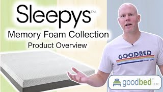 Sleepys Memory Foam Mattress Collection 2023 EXPLAINED by GoodBed [upl. by Ettennan]