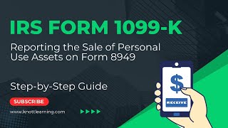 How to Report Form 1099K on Form 1040 for Personal Use Sales [upl. by Frierson]