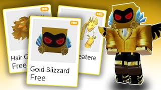 HURRY The best free GOLD items on roblox  FREE GOLD ITEMS ROBLOX 2023 [upl. by Carilyn]