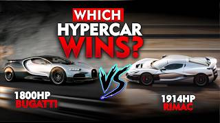 New Bugatti Tourbillon V16 vs Rimac Nevera Hypercar Battle of 2024 [upl. by Ahsemik]