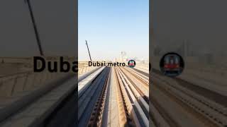 Dubai 🚄Metro 🚇for smooth travel and 👍safety [upl. by Byron]