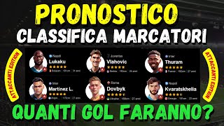 IL MIO PRONOSTICO CLASSIFICA MARCATORI SERIE A FANTACALCIO 20242025 EDIZ ATTACCANTI  CHE NE PENSI [upl. by Anoi248]