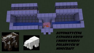 Automatyczna expiarka krów niedźwiedzi polarnych ww minecraft [upl. by Larianna]