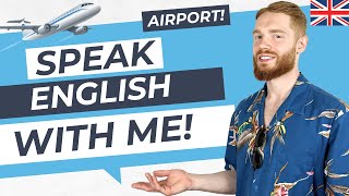 Everyday British English Conversations Airport  British Accent Training [upl. by Blancha]