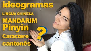 LINGUA CHINESA MANDARIM Pinyin Caracteres ideogramas cantonês qual é a Diferença [upl. by Mattland]