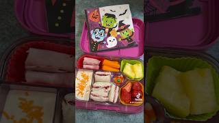 Halloween school lunch 👻 schoollunch halloweenschoollunch schoollunchideas lunchideasforkids [upl. by Dumah]