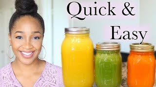 Simple Juice Recipes for Beginners  Juicing 101  JUICING WITH DREA  Entrepreneur Life [upl. by Mendie]