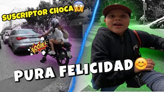 INCREIBLE REACCION DE ÉSTE NIÑO AL VERME😭suscriptor me saluda y choca Observaciones Diarias 205 [upl. by Salahi]