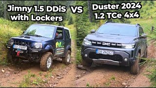 Dacia Duster 2024 VS Suzuki Jimny Mud Offroad [upl. by Eardnaed]