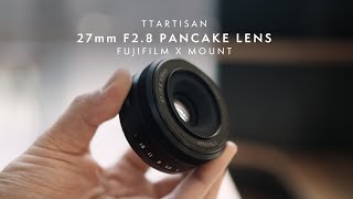 TTArtisan 27mm F28 for Fujifilm XMount Review  Autofocus Test  Photo samples [upl. by Mehcanem]