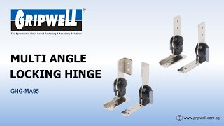 GHGMA95 Multi Angle Locking Hinge [upl. by Christos]