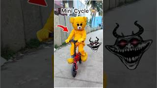 Teddy🧸on Mini Cycle 😳💥……dogreaction funnyshorts comedy mrcrazy [upl. by Amery]