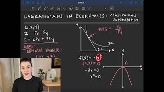 lagrangians in economics constrained optimization [upl. by Makell343]