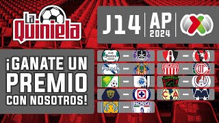 La Quiniela de la Liga MX  Jornada 14 del APERTURA 2024 [upl. by Akiehsal300]