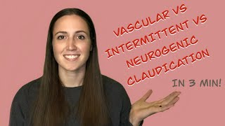 VascularIntermittent vs Neurogenic Claudication [upl. by Kisor144]