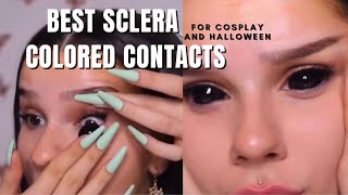 Best scleracolored contacts for Halloween and Cosplay [upl. by Aedrahs238]