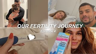 OUR FERTILITY JOURNEY  episode 4  Egg retrieval inflamed cervix transfer amp the result [upl. by Ayotnom]