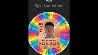 I Respun VINICIUS JUNIOR FC 25 Card at REAL MADRID fifa spinner soccer football [upl. by Sueahccaz]