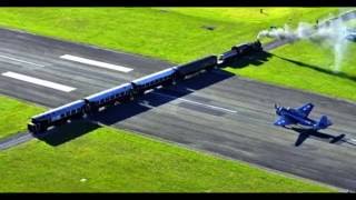 New Zealand  Gisborne Airport  Runway With a Railway Crossing [upl. by Mauricio]