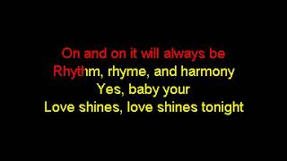 Fleetwood Mac  Love Shines Karaoke [upl. by Olympia]