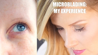 Microblading My Eyebrows My Experience [upl. by Stilu978]