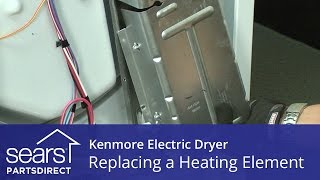 How to Replace a Kenmore Electric Dryer Heating Element [upl. by Ylla]