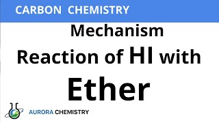 Write the mechanism of reaction of HI with Methoxyethane [upl. by Enomas377]