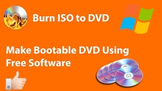 How To Burn ISO File Into DVD or CD Bootable  Free ISO Burning  Windows  Hindi [upl. by Uzzia]