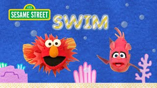 Sesame Street Find Letters with Elmo Fish and Abby Fish  Underwater Adventure Game [upl. by Shannon306]