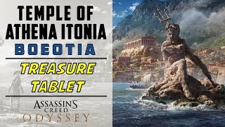 Temple of Athena Itonia Boeotia  Loot Treasure amp Ancient Tablet Location  AC ODYSSEY [upl. by Dawkins]