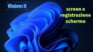 TUTORIAL come fare uno screenshot su pc o avviare una registrazione schermo [upl. by Ced771]