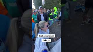 Berlin marathon before and after berlinmarathon marathonrunner marathonrunner marathon [upl. by Ladnek191]