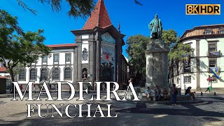 Funchal  Madeira  Portugal 8K [upl. by Esiom]