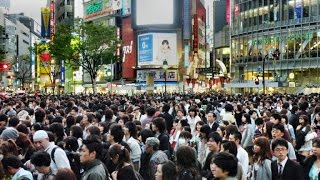 The famous Shibuya crossing  90 seconds [upl. by Tracay]