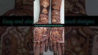 Bridal mehendi designs 👍🏻👈🏻 mehdidesign mehndi [upl. by Kassity]