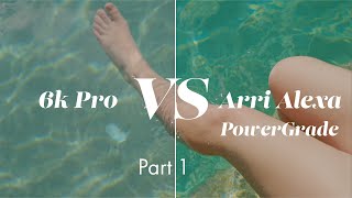 Blackmagic Pocket 6K Pro vs Arri Alexa PowerGrade  Part 1 [upl. by Aelahc]