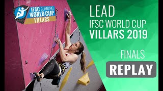 IFSC World Cup Villars 2019  Lead finals [upl. by Gensler]