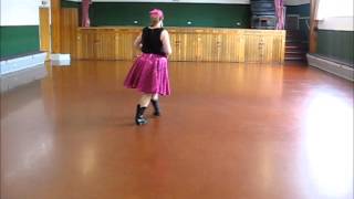 Fiesta line dance  Robbie McGowan Hickie [upl. by Kire]