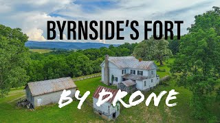 Byrnsides Fort a Virginia Frontier Fort by drone [upl. by Krid]