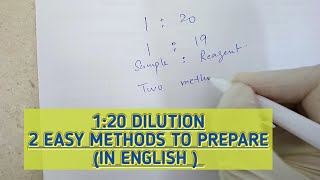 120 DilutionTwo easy methods to preparelearn amp understand then can use other methods In English [upl. by Jeannie254]